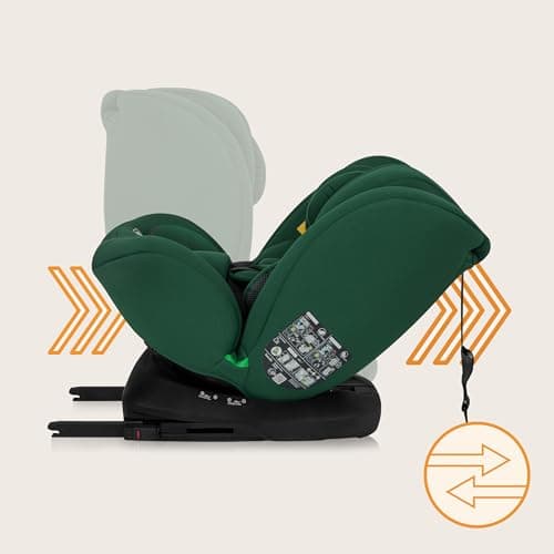 LIONELO Bastiaan Siège Auto Pivotant 360° pour Enfants 0-36 kg et 40-150 cm, Installation Face et Dos sur Route, ISOFIX