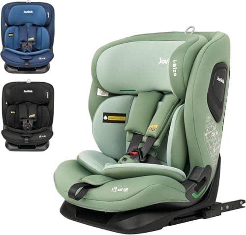 Siège auto Jovikids ECE R129 i-Size Noir | Pour enfants de 76 à 150 cm | Haute Protection et Facile d'Utilisation | Grou