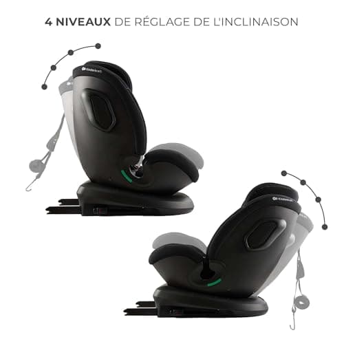 Kinderkraft XPEDITION3 Siège auto bébé - Siège évolutif 40-150 cm, 0 à 36 kg, Isofix 360°, Ajustement facile, Protection