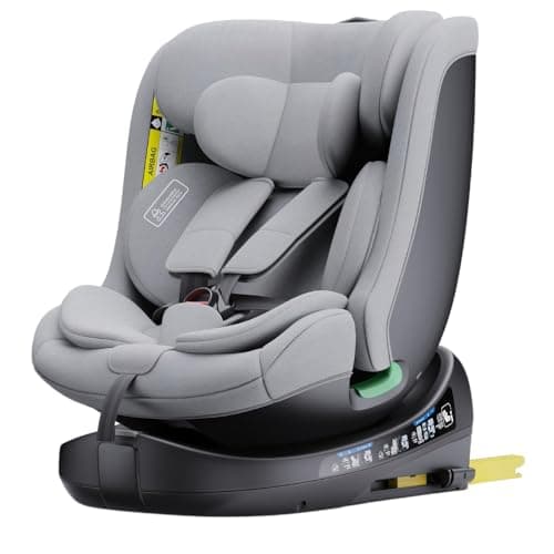 YAZOCO Siège auto bébé I-SIZE, evolutif 0 à 36 kg, pour toute la croissance de votre enfant, de la naissance à 12 ans en