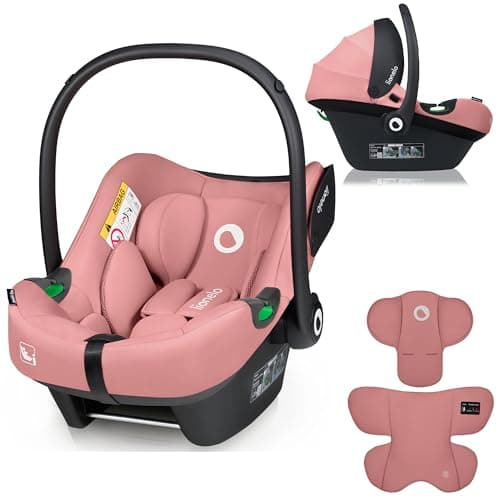 LIONELO ASTRID i-Size | Sécurité pour Enfants | Groupe 0+ | Montage Dos à la Route | Protection Latérale | Insert Dri-Se