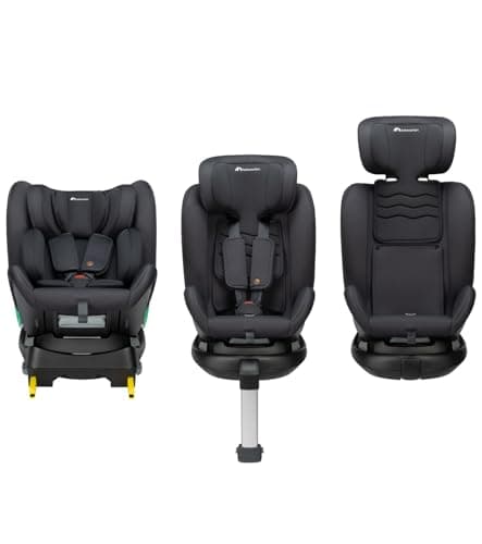 Bebeconfort Atlas 360 i-Size, Siège Auto ISOFIX 0-12 Ans, Protection Contre les Chocs Latéraux Mineral Black