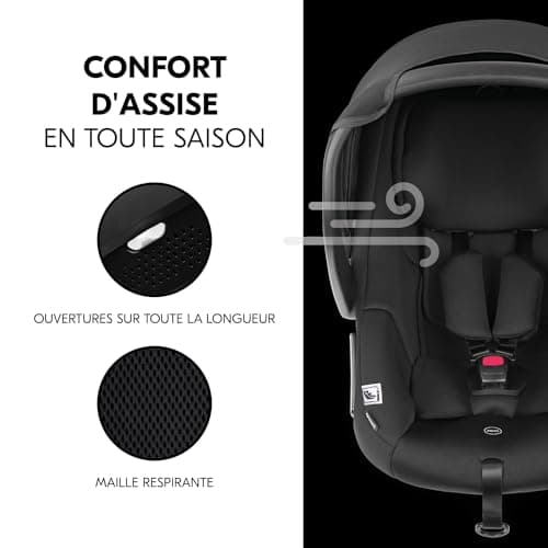 Hauck Lot i-Size Siege Auto Drive N Care Set - Sécurité maximale, confort absolu pour bébé (40-87 cm) - Appui-tête et ha