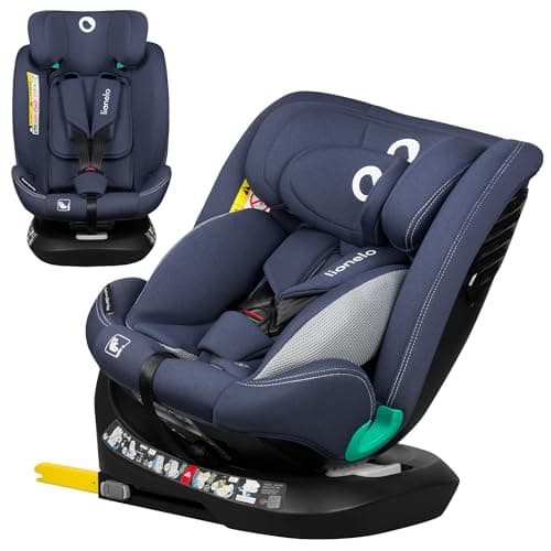 Bastle i-Size Siège Auto 360° pour Enfants 0-36kg et 40-140cm Face et Dos Route ISOFIX TopTether (Grey Stone)