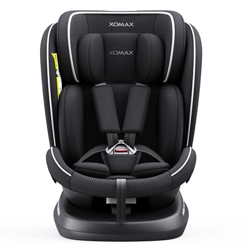 XOMAX 946i | Siège enfant rotatif 360° ISOFIX, fonction inclinable, évolutif 0-36 kg, 0-12 ans, groupes 0/1/2/3, harnais