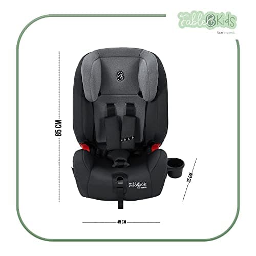 FableKids Siège auto pour enfants Siège auto Isofix Gris