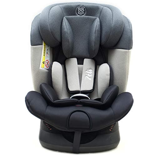 ZELI Siège-auto évolutif i-Size 360° enfants 40-150 cm 0-36 kg Isofix Top Tether Noir pour voyage
