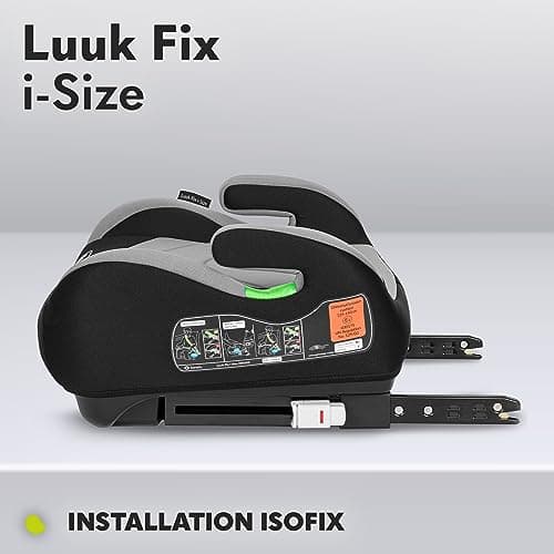 LIONELO LUUK FIX i-Size Siège Auto en ISOFIX pour Enfants, Groupe 2 et 3, 22-36 kg, Confortable avec Accoudoirs, Housse