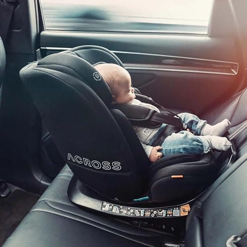 BABYAUTO Siège auto ACROSS iFix - Pivote à 360° - Protection latérale - À l'envers jusqu'à 150 cm