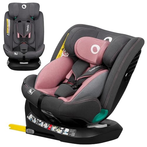 Bastle i-Size Siège Auto 360° pour Enfants 0-36kg et 40-140cm Face et Dos Route ISOFIX TopTether (Grey Stone)