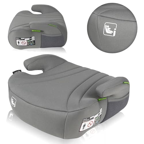 LIONELO LUUK FIX i-Size Siège Auto en ISOFIX pour Enfants, Groupe 2 et 3, 22-36 kg, Confortable avec Accoudoirs, Housse