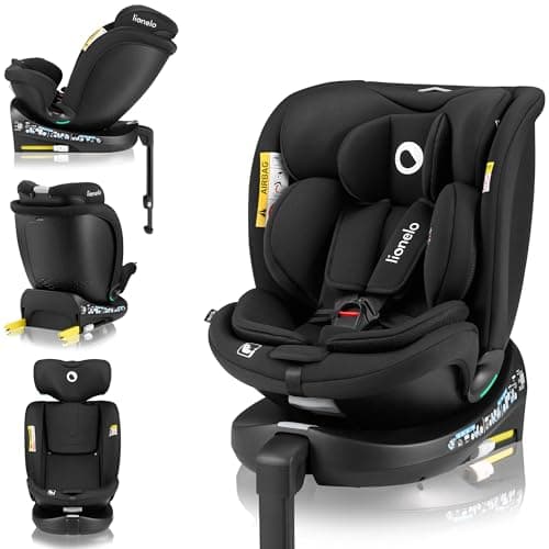 LIONELO NAVY i-Size Dri-Seat Siège auto pivotant Pour enfants de 40 à 150 cm Groupe 0+1 2 3 Isofix Avant et Arrière Supp