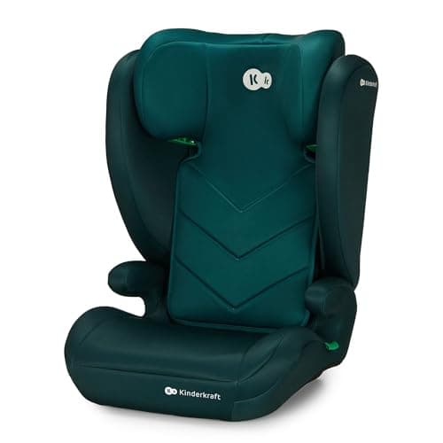Kinderkraft I-SPARK i-Size Siège auto bébé Noir : léger et sécurisant pour les enfants de 3,5 à 12 ans