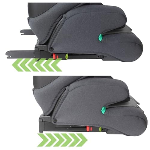XOMAX LM238 Siège auto ISOFIX, évolutif 9-36 kg, 15 mois-12 ans, groupe 1/2/3, harnais 5 et 3 points, housse amovible, E