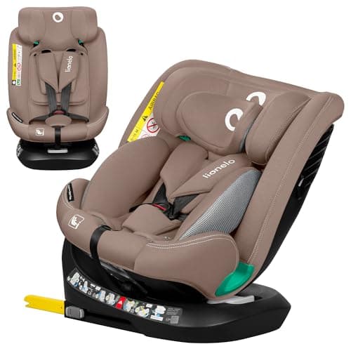 Bastle i-Size Siège Auto 360° pour Enfants 0-36kg et 40-140cm Face et Dos Route ISOFIX TopTether (Grey Stone)