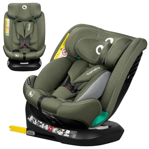 Bastle i-Size Siège Auto 360° pour Enfants 0-36kg et 40-140cm Face et Dos Route ISOFIX TopTether (Grey Stone)