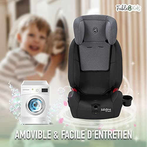 FableKids Siège auto pour enfants Siège auto Isofix Gris