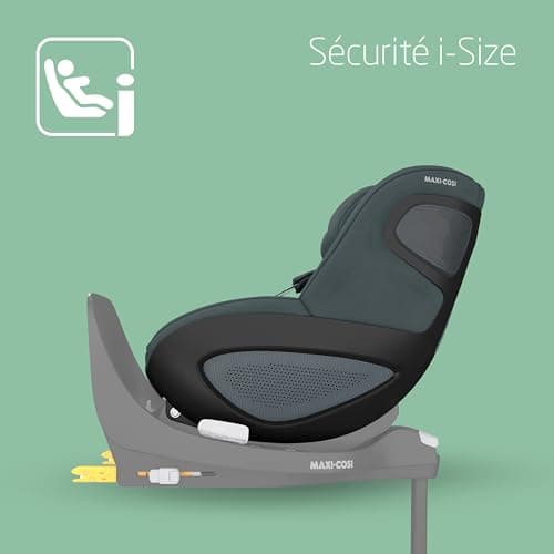 Maxi-Cosi Pearl 360 i-Size Siège-auto bébé 3 mois - 4 ans Authentic Graphite | Rotation 360° facile | Protection latéral