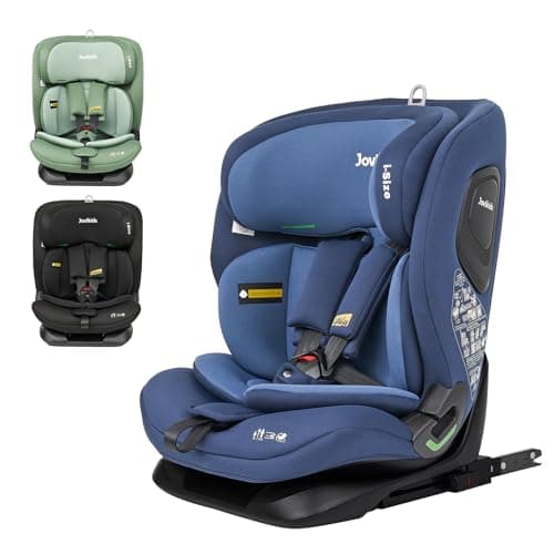 Siège auto Jovikids ECE R129 i-Size Noir | Pour enfants de 76 à 150 cm | Haute Protection et Facile d'Utilisation | Grou