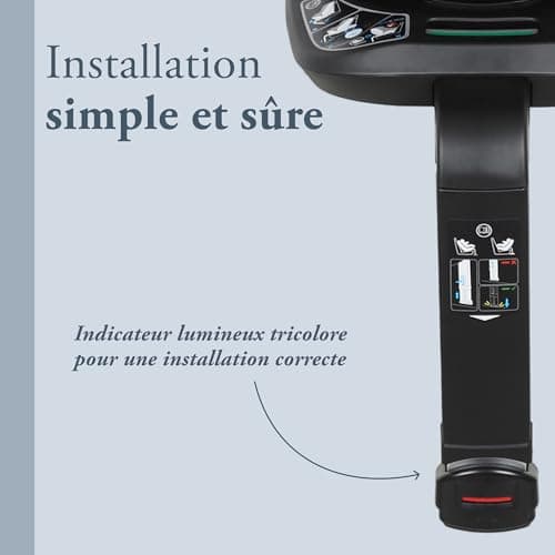 Inglesina Halley Pro Gris Pliable 360° ISOFIX 0-12 Ans (40-150 cm) Homologué ECE R129/03