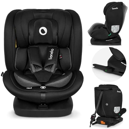 LIONELO Bastiaan Siège Auto Pivotant 360° pour Enfants 0-36 kg et 40-150 cm, Installation Face et Dos sur Route, ISOFIX
