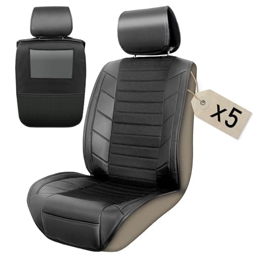 Upgrade4cars Couverture de Siège Voiture Multifonction Individuelle Avant pour Conducteur Étanche contre la Transpiratio