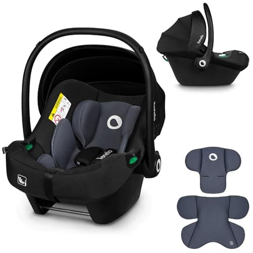 LIONELO ASTRID i-Size | Sécurité pour Enfants | Groupe 0+ | Montage Dos à la Route | Protection Latérale | Insert Dri-Se