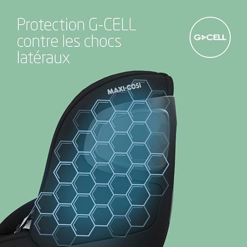 Maxi-Cosi Pearl 360 i-Size Authentique Noir | Siège-auto bébé pivotant 360 de 3 mois à 4 ans | Protection G-CELL | Rotat