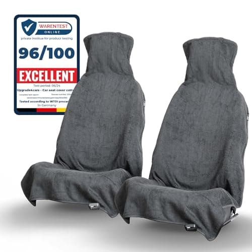 Upgrade4cars Couverture de Siège Voiture Multifonction Individuelle Avant pour Conducteur Étanche contre la Transpiratio
