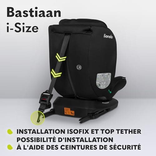 LIONELO Bastiaan RWF i-Size Siège Auto Pivotant 360° 0-36kg ISOFIX TopTether Réglage Sécurité