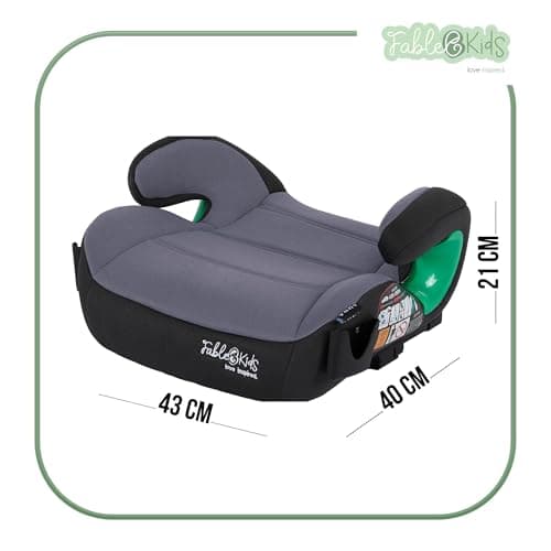 Siège auto FableKids pour enfant | Isofix ECE R129/03 | Rehausseur 3 points et porte-gobelet | Pour enfants de 125-150 c