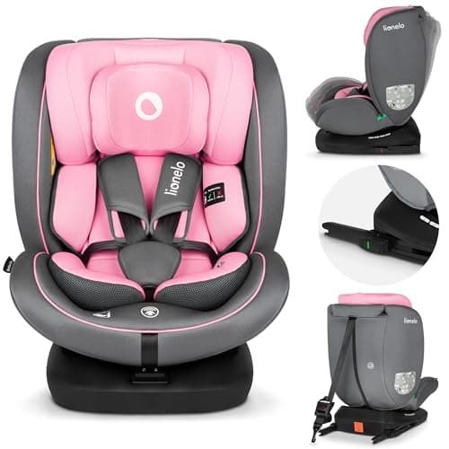 LIONELO Bastiaan Siège Auto Pivotant 360° pour Enfants 0-36 kg et 40-150 cm, Installation Face et Dos sur Route, ISOFIX