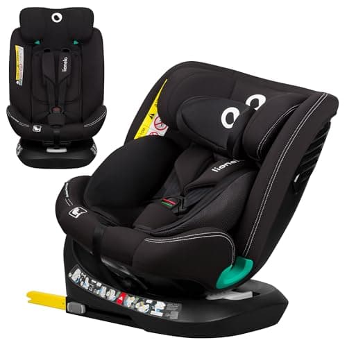 Bastle i-Size Siège Auto 360° pour Enfants 0-36kg et 40-140cm Face et Dos Route ISOFIX TopTether (Grey Stone)