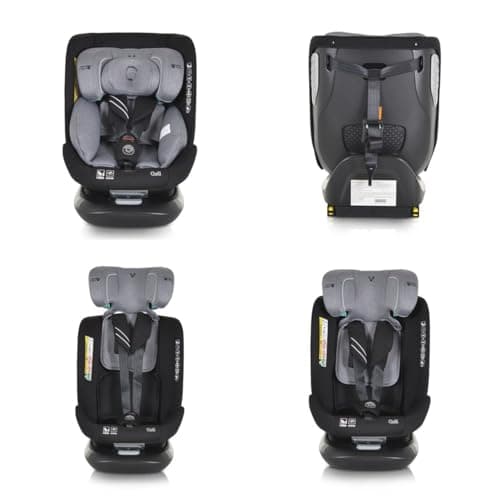 Cangaroo siège bébé i-Size Quill Gris Isofix 360°pour enfants de 40-150cm groupe 0/1/2/3
