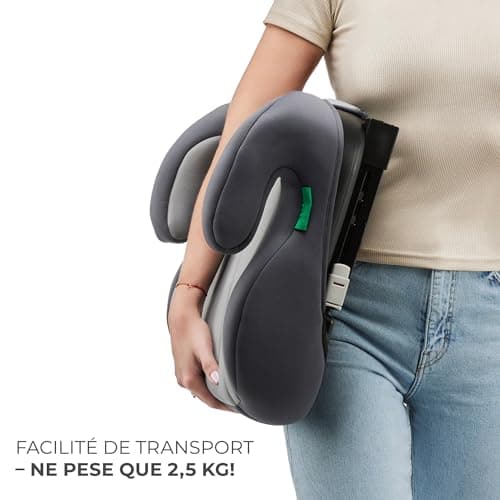 Kinderkraft I-BOOST Siège Auto I-Size 135-150cm pour enfants de 9 à 12 ans - posture ergonomique et mousse supplémentair