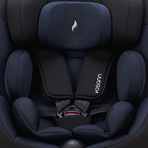 Osann Hero360 SL i-Size Siège enfant rotatif noir sergé pour enfants de 40 à 105 cm, sécurité optimale pour les voyages