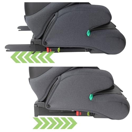 XOMAX LM238 Siège enfant ISOFIX évolutif 9-36 kg 15 mois-12 ans groupe 1/2/3 harnais 5/3 points housse amovible ECE R129
