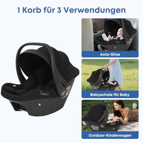 BabyVoyage i-Size R129 siège auto léger pour bébé noir 40-85cm