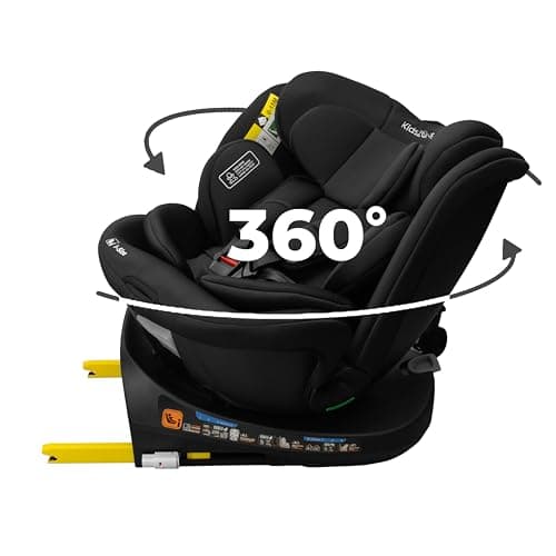 Siege auto bébé 0 à 36kg Isofix pivotant 360 - Groupe 0+ - Taille 40-150cm - Pour tout enfant de la naissance à 12 ans -