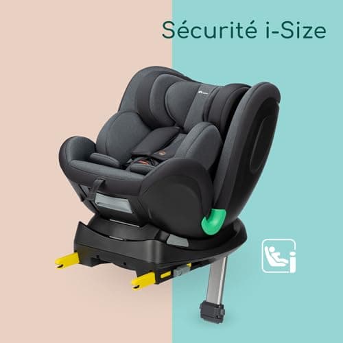 Bebeconfort EvolveFix Plus i-Size | Siège Auto 360 | 0-12 Ans | 40-150 cm | Protection Contre les Chocs Latéraux | 10 Po