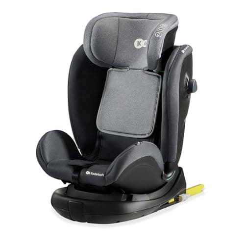 Kinderkraft XRIDER I-SIZE Gris, Siège auto bébé 40-125 cm 0-25 kg, adaptatif 0-7 ans, Isofix 360°, protections latérales