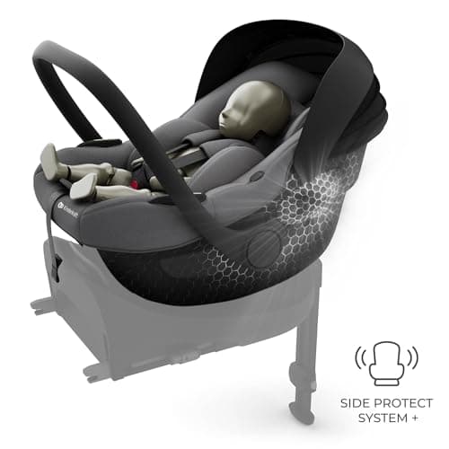 Kinderkraft I-LITE Siège Auto ENDURA SAFE FX pour bébé 0-12 ans | i-Size, rotatif, ISOFIX, ERGO PAD, léger 3,2 kg | Gris