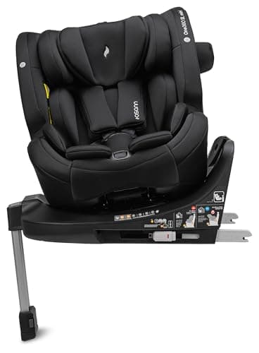 OSANN Siège auto bébé/enfant One360 SL Mini Isofix I-Size - Grande Haute-Seat - Noir - 40-105 cm - 8 positions, Harnais