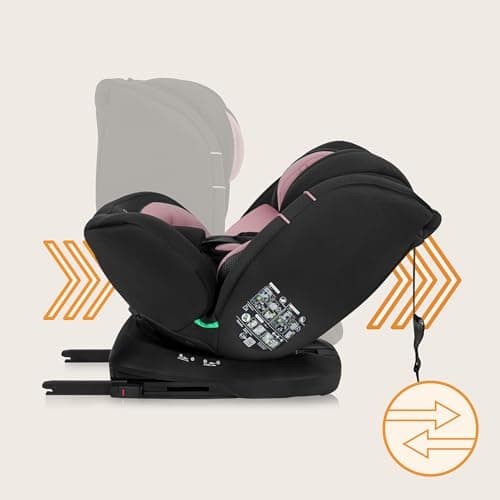 LIONELO Bastiaan Siège Auto Pivotant 360° pour Enfants de 0 à 36 kg, Installation Face et Dos à la Route, ISOFIX TopTeth