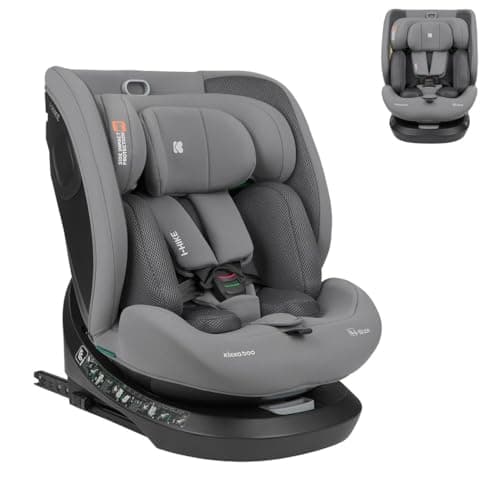 Kikkaboo siège enfant i-Size i-Hike noir ISOfix pivotant 360° ajustable