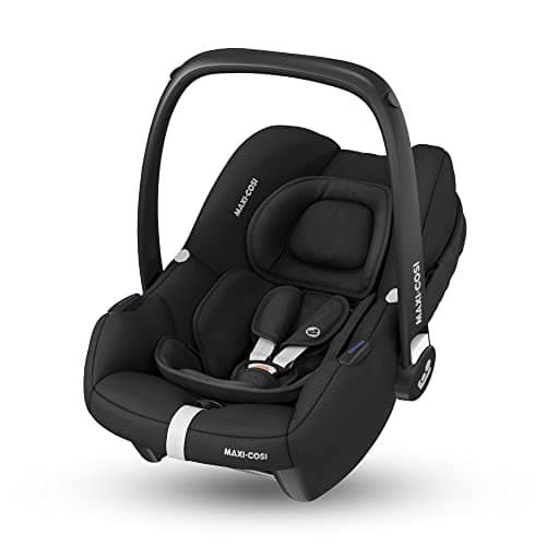 Maxi-Cosi CabrioFix i-Size Essential Black, Siège Auto Bébé 0 à 12 mois, 12 kg max., Siège Auto ISOFIX Léger & Comfortab