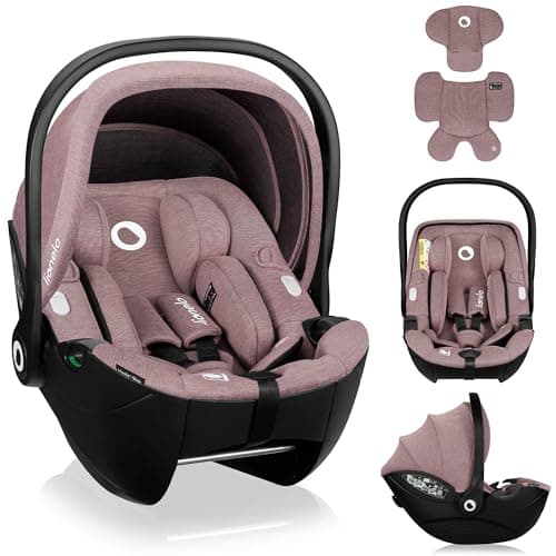 LIONELO MOXIE i-Size Siège Auto pour Bébé Équipé de Groupe 0+ à 87 cm, Idéal pour les Petits Conducteurs, Protection Lat
