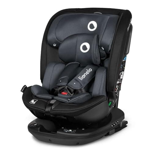 LIONELO Bastiaan RWF i-Size Siège Auto Pivotant 360° 0-36kg ISOFIX TopTether Appui-tête Regulier Sécurité Route Montage