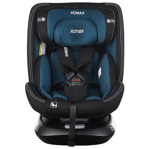 XOMAX G409 IoT Siège Enfant Pivotant 360° ISOFIX 0-36kg 0-12ans G0+/1/2/3 5_points 3_points Housse Lavable ECE R129 I Bl