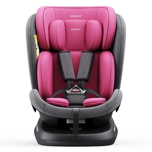 XOMAX 946i - Siège enfant rotatif 360° ISOFIX, fonction inclinable, évolutif 0-36 kg, 0-12 ans, groupe 0/1/2/3, harnais